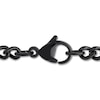 Thumbnail Image 3 of Diamond Cross Necklace 1/15 ct tw Stainless Steel 24"