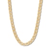 Thumbnail Image 1 of Hollow Mariner Link Necklace 10K Yellow Gold 22" 7.2mm