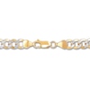 Thumbnail Image 1 of Hollow Curb Chain Necklace 10K Yellow Gold 22" 6.3mm