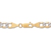 Thumbnail Image 2 of Hollow Figaro Chain Necklace 10K Yellow Gold Gold 22" 6.2mm