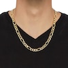 Thumbnail Image 1 of Hollow Figaro Chain Necklace 10K Yellow Gold 22" 9.4mm
