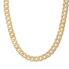 Thumbnail Image 1 of Hollow Curb Chain Necklace 10K Yellow Gold 22" 8.8mm