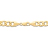 Thumbnail Image 2 of Hollow Curb Chain Necklace 10K Yellow Gold 22" 8.8mm