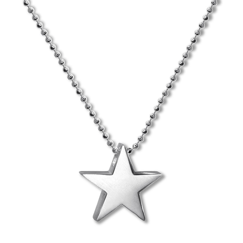 Main Image 1 of Alex Woo Princess Star Necklace Sterling Silver 16",Y"