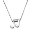 Thumbnail Image 1 of Alex Woo Double Music Note Necklace Sterling Silver 16"