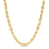 Thumbnail Image 1 of Solid Rope Chain Necklace 10K Yellow Gold 24" 6.5mm