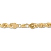Thumbnail Image 2 of Solid Rope Chain Necklace 10K Yellow Gold 24" 6.5mm