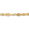 Thumbnail Image 3 of Solid Rope Chain Necklace 10K Yellow Gold 24" 6.5mm