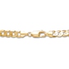 Thumbnail Image 1 of Hollow Curb Chain Necklace 10K Yellow Gold 22" Length 7.6mm