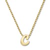 Thumbnail Image 1 of Alex Woo Autograph Letter C Necklace 14K Yellow Gold 16"