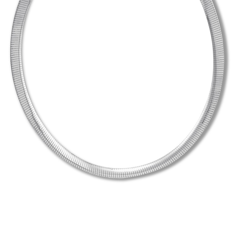 Main Image 1 of Link Chain Necklace Sterling Silver 17" 8mm