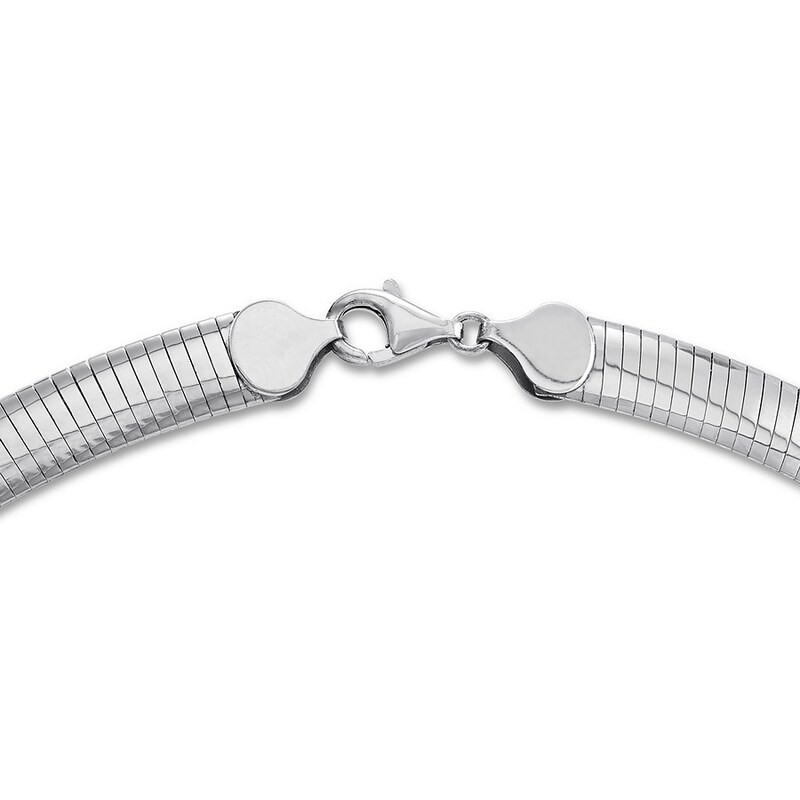 Main Image 2 of Link Chain Necklace Sterling Silver 17" 8mm
