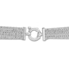 Thumbnail Image 2 of Multi-Strand Chain Necklace Sterling Silver 18"
