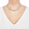 Thumbnail Image 3 of Braided Popcorn Chain Necklace Sterling Silver 16"
