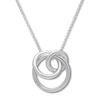Thumbnail Image 1 of Circle Necklace Sterling Silver 17.75"