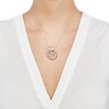 Thumbnail Image 3 of Circle Necklace Sterling Silver 17.75"