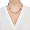 Thumbnail Image 3 of Twisted Oval Link Necklace Sterling Silver 17.5"