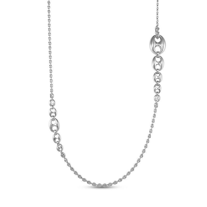 Main Image 1 of Link Chain Necklace Sterling Silver 40"