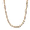 Thumbnail Image 0 of Rope Chain Necklace 14K Tri-Color Gold 18"