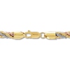 Thumbnail Image 2 of Rope Chain Necklace 14K Tri-Color Gold 18"