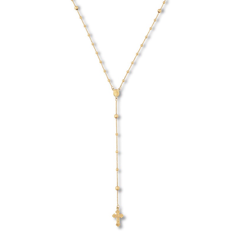 Rosary 14K Yellow Gold 24" Length