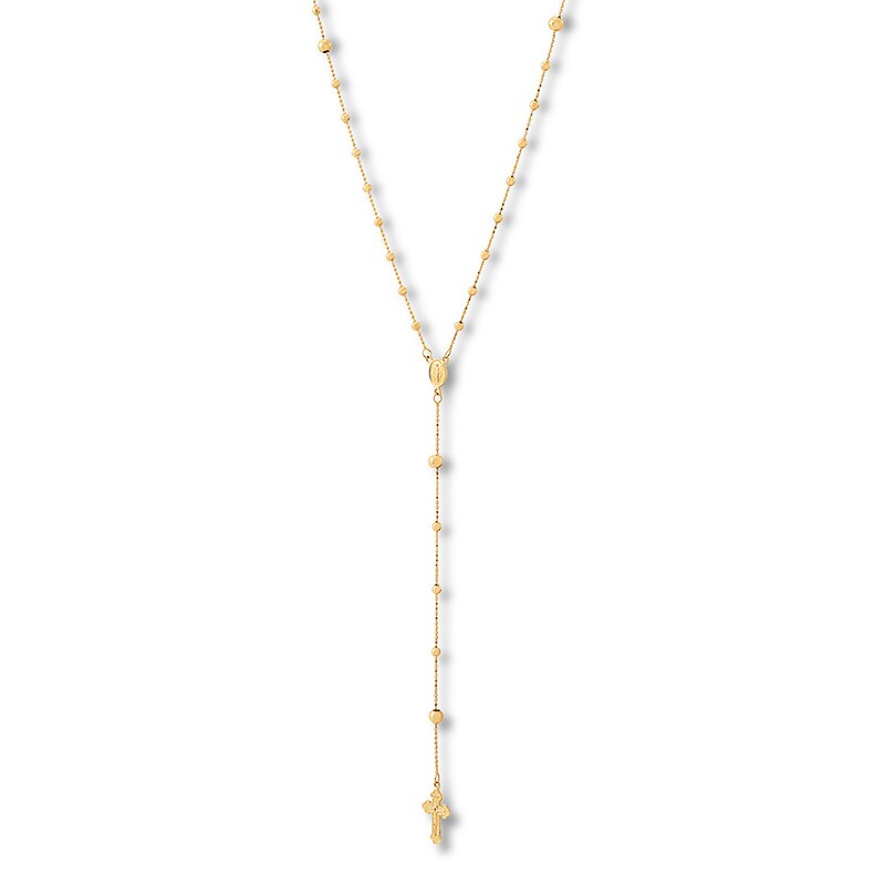 Rosary 14K Yellow Gold 24" Length