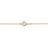 Thumbnail Image 2 of Textured Disc Necklace 10K Yellow Gold 17"