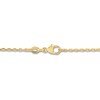 Thumbnail Image 2 of Mariner Link Station Necklace 10K Yellow Gold 18"