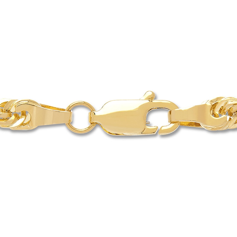 Main Image 2 of Solid Rope Chain Necklace 14K Yellow Gold 24" Appx. 3.8mm
