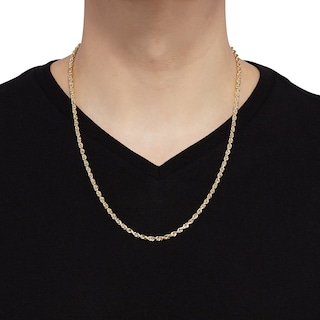 Price In UK 24 Inch Gold Chain 14k 24 Inch 14K Yellow Gold Hollow