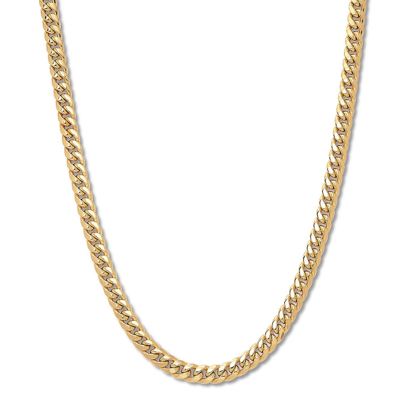Men's 5.3mm Stainless Steel Chain Necklaces Cuban Link Curb Chain Gift box