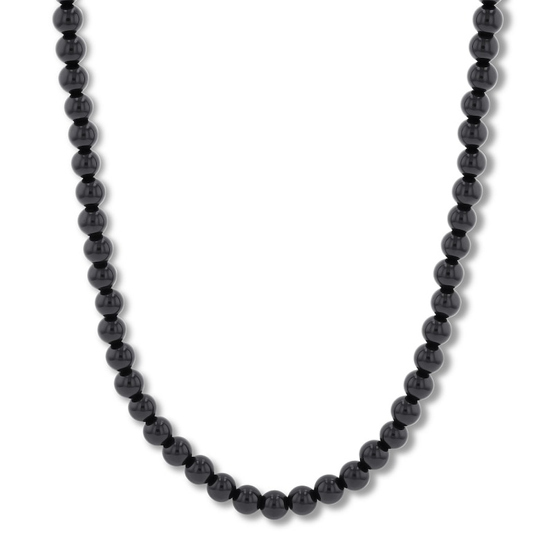 Black Diamond Bead Necklace - Turgeon Raine