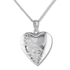 Thumbnail Image 1 of Heart Swirl Locket Necklace Sterling Silver 18"