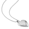 Thumbnail Image 2 of Heart Swirl Locket Necklace Sterling Silver 18"