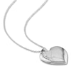 Thumbnail Image 1 of Heart Swirl Locket Necklace Sterling Silver 18"