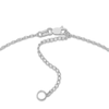 Thumbnail Image 3 of Heart Necklace Sterling Silver 18" Adjustable