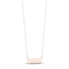 Thumbnail Image 2 of Bar Necklace 14K Rose Gold 16"