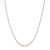 Thumbnail Image 1 of Solid Wheat Chain Necklace 14K Rose Gold 24" Length 1.25mm