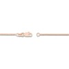 Thumbnail Image 3 of Solid Wheat Chain Necklace 14K Rose Gold 24" Length 1.25mm