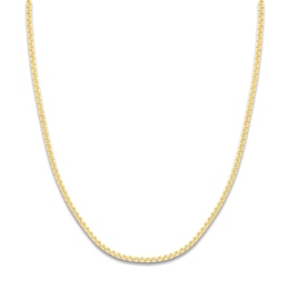 Hollow Box Chain 14K Yellow Gold 30" Length 2.8mm