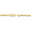 Thumbnail Image 3 of 18" Textured Solid Rope Chain 14K Yellow Gold Appx. 2.3mm