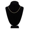 Thumbnail Image 4 of 18" Textured Solid Rope Chain 14K Yellow Gold Appx. 2.3mm