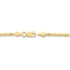 Thumbnail Image 3 of 20" Textured Solid Rope Chain 14K Yellow Gold Appx. 2.3mm