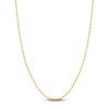 Thumbnail Image 1 of 20" Textured Solid Rope Chain 14K Yellow Gold Appx. 3mm