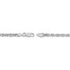 Thumbnail Image 3 of 20" Textured Solid Rope Chain 14K White Gold Appx. 3mm