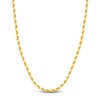 Thumbnail Image 0 of 20" Textured Solid Rope Chain 14K Yellow Gold Appx. 4.4mm