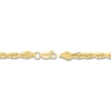 Thumbnail Image 3 of 20" Textured Solid Rope Chain 14K Yellow Gold Appx. 4.4mm