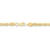 Thumbnail Image 3 of 30" Textured Solid Rope Chain 14K Yellow Gold Appx. 4.4mm