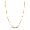 Thumbnail Image 1 of 22" Textured Solid Rope Chain 14K Yellow Gold Appx. 3.8mm