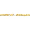 Thumbnail Image 3 of 22" Textured Solid Rope Chain 14K Yellow Gold Appx. 3.8mm